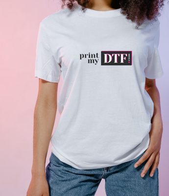 T-shirt promotionnel personnalisé transfert DTF