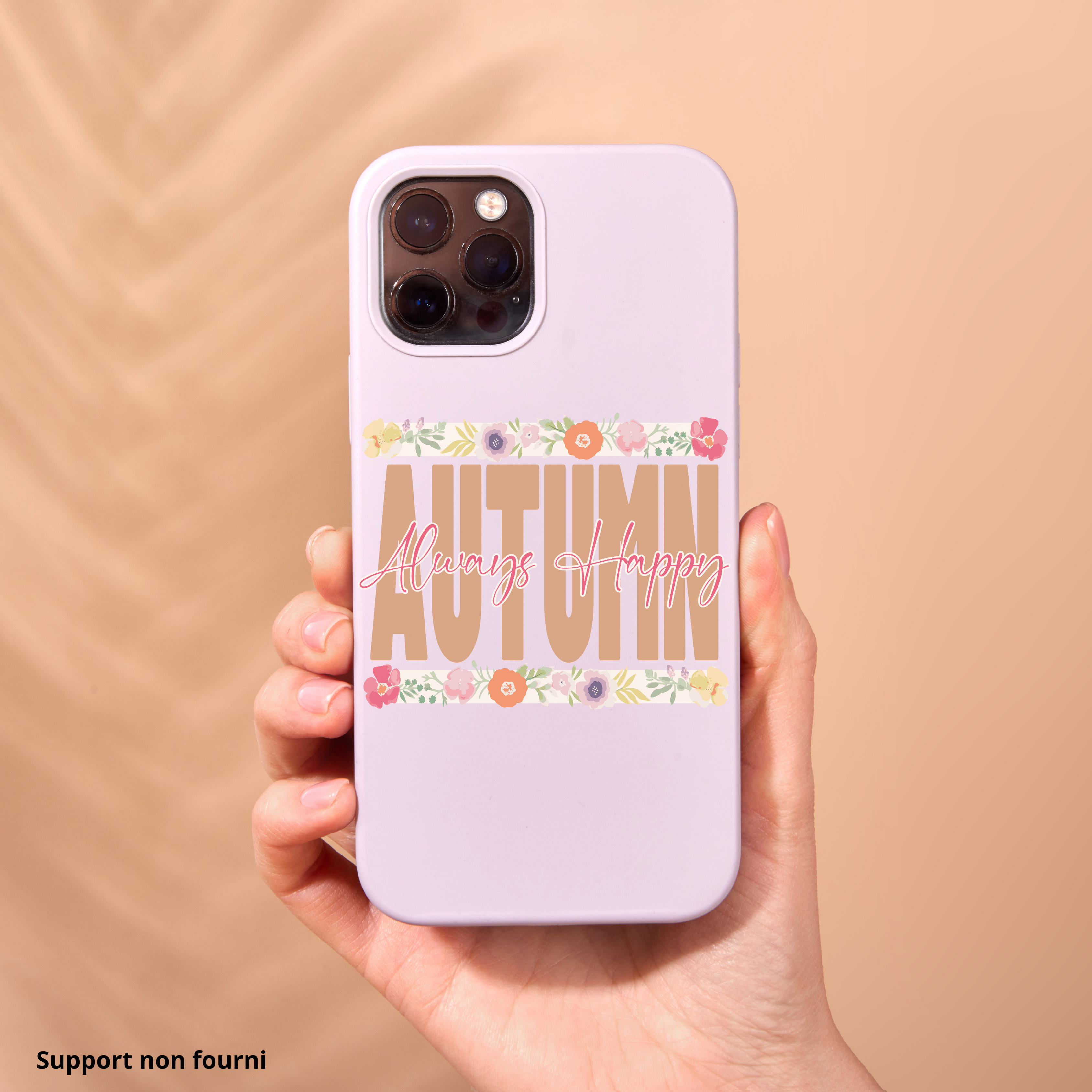 Coque de téléphone personnalisée avec stickers UV DTF