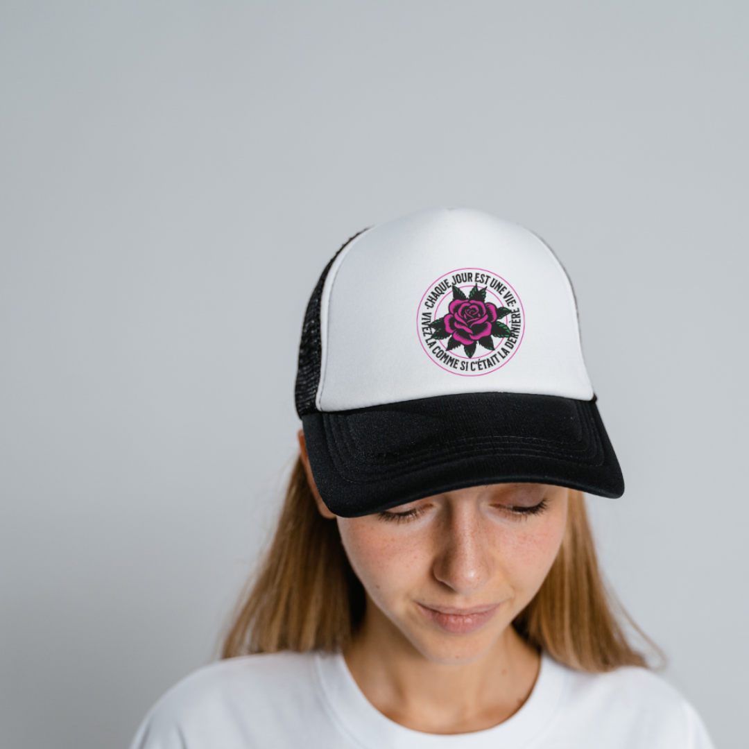 Casquette personnalisée avec transfert DTF